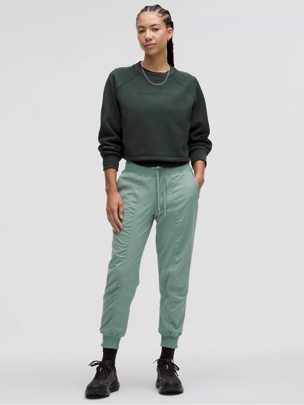 Lululemon Dance Studio Mid-Rise Jogger 7/8 in  Crater Blue Like New Condition
